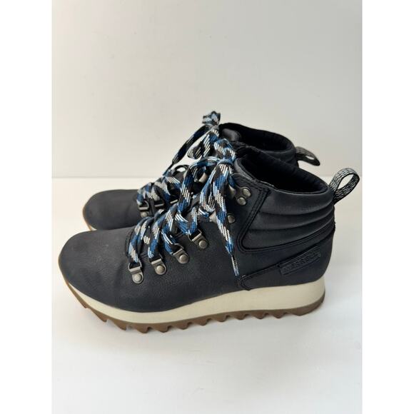 MERRELL 7.5 Black Waterproof Leather Hiking Boots - Picture 10 of 11